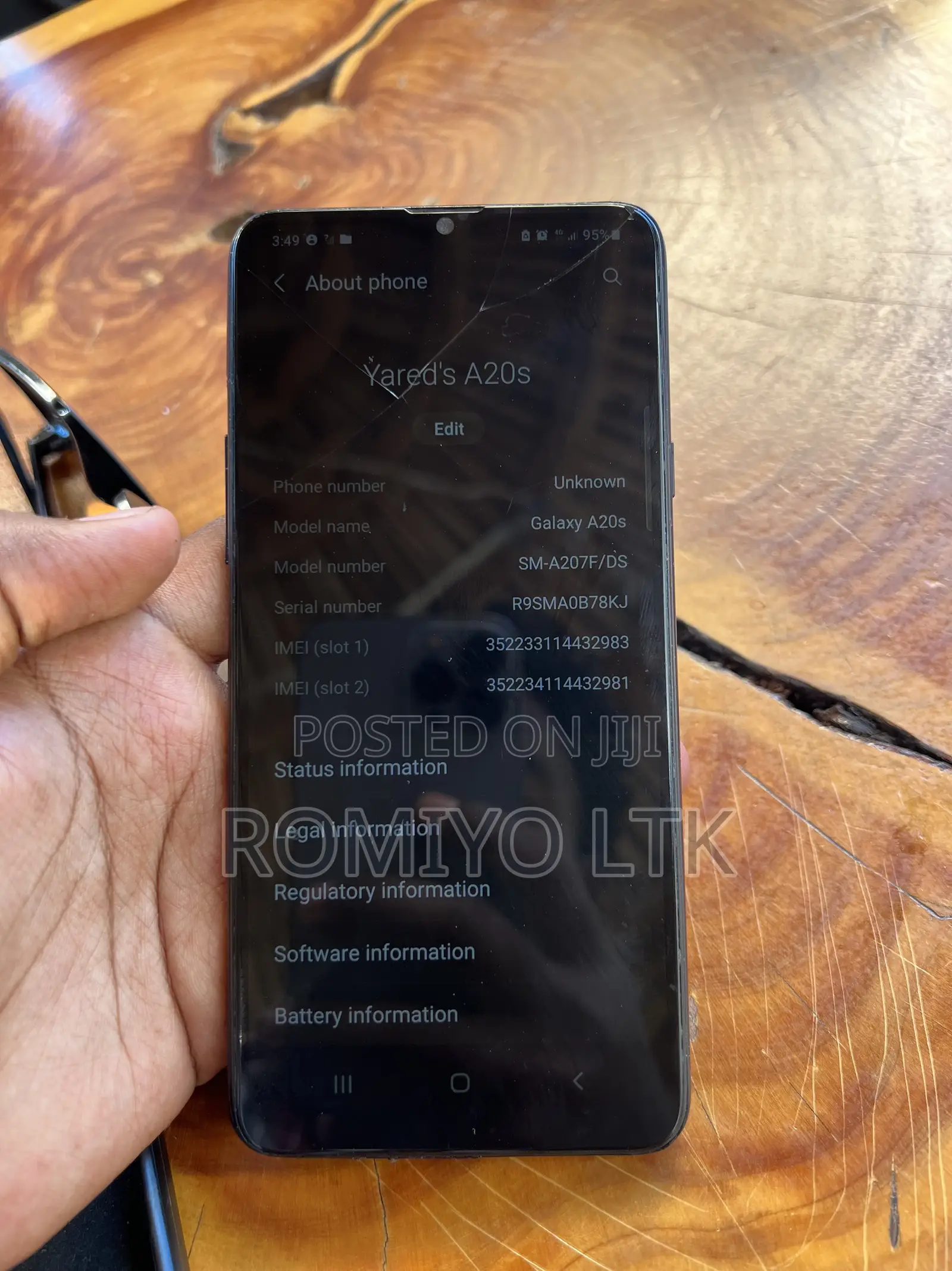 Samsung Galaxy A20s 32 GB Black