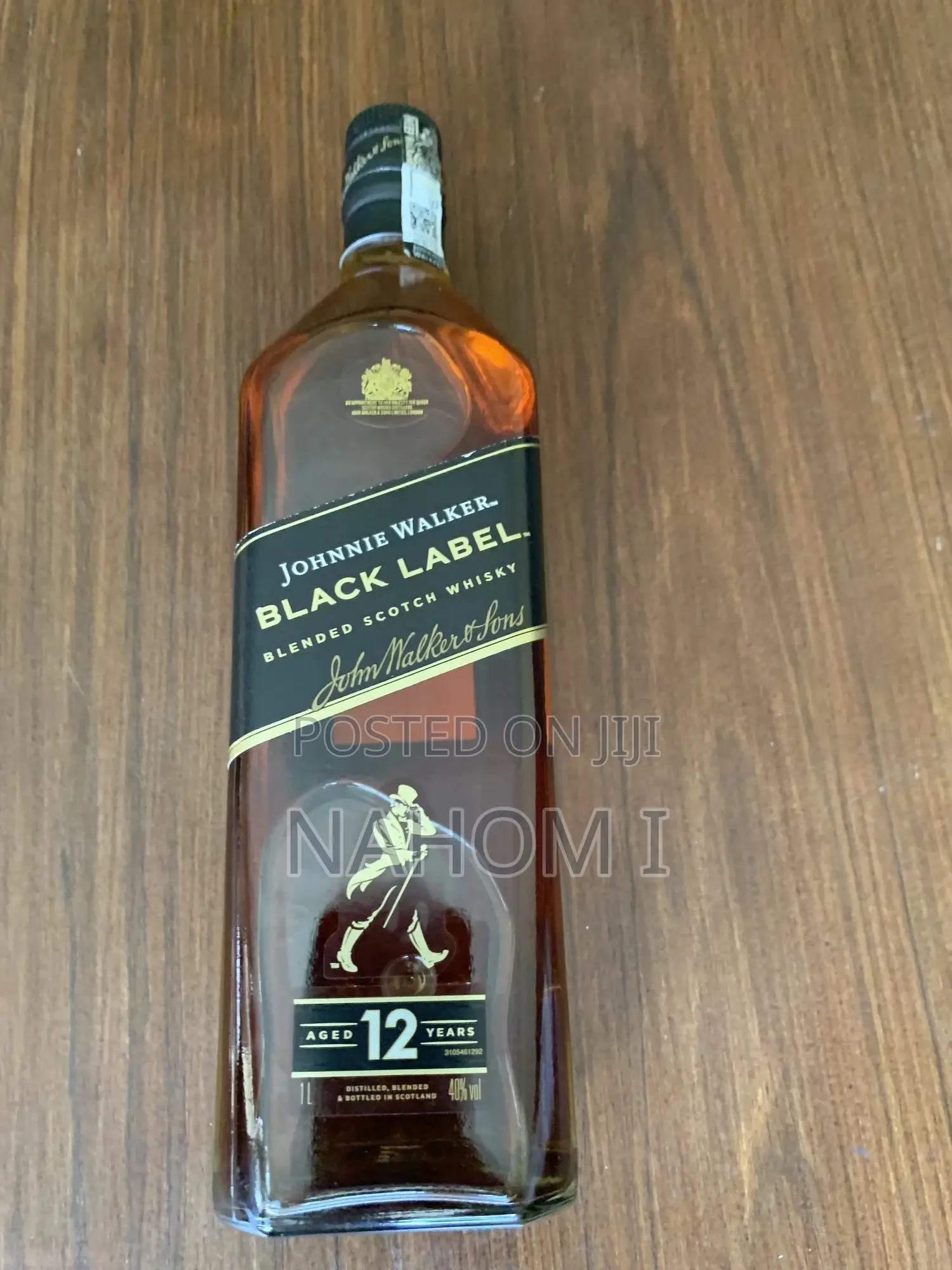 Johnnie Walker Black Label Blended Scotch Whisky.