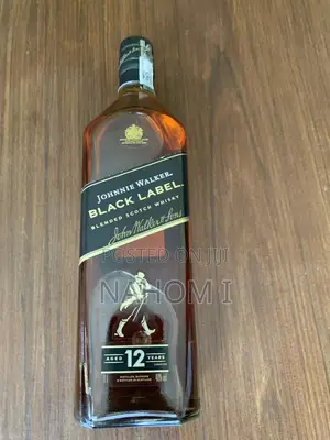 Johnnie Walker Black Label Blended Scotch Whisky.