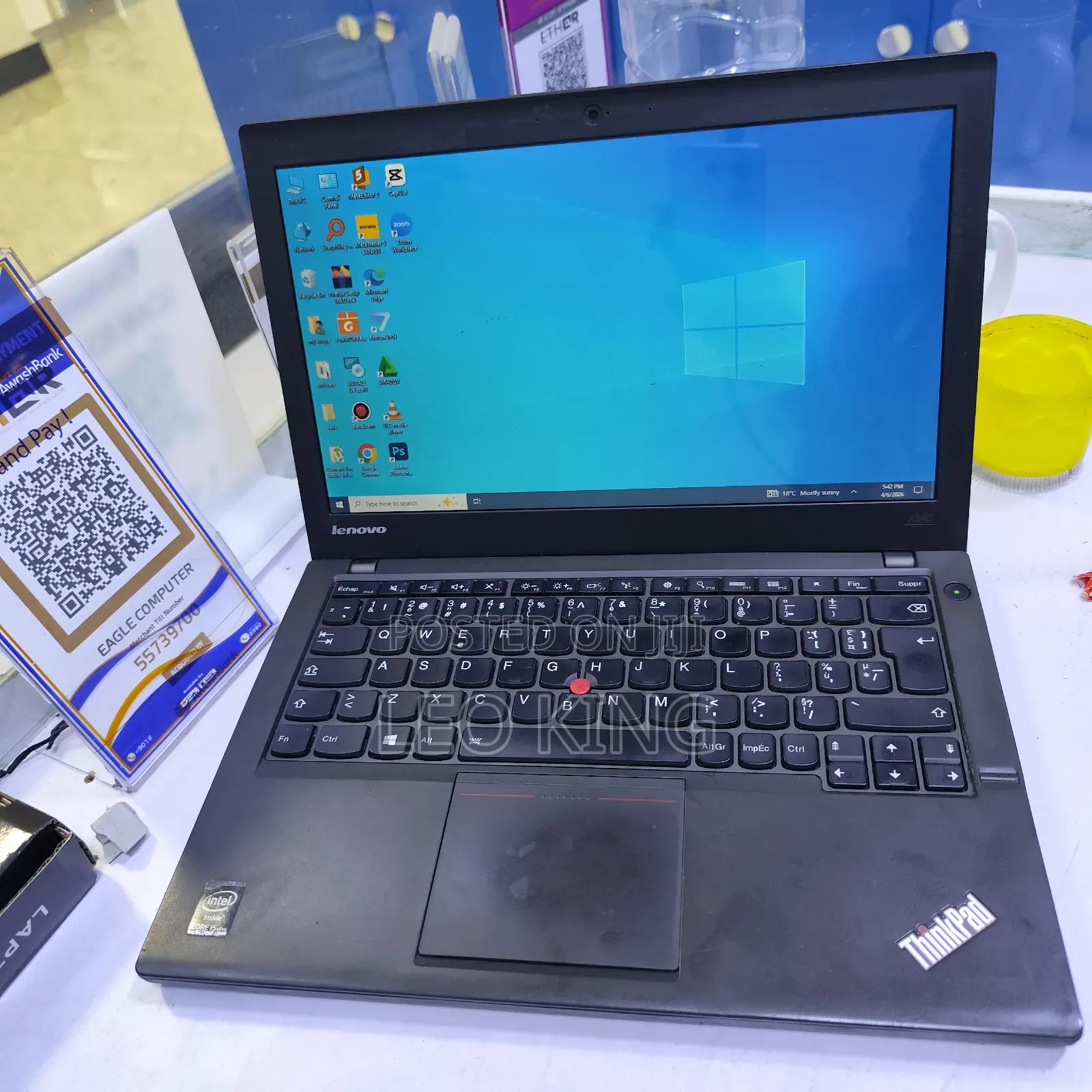 Laptop Lenovo ThinkPad X240 4GB Intel Core i5 HDD 500GB