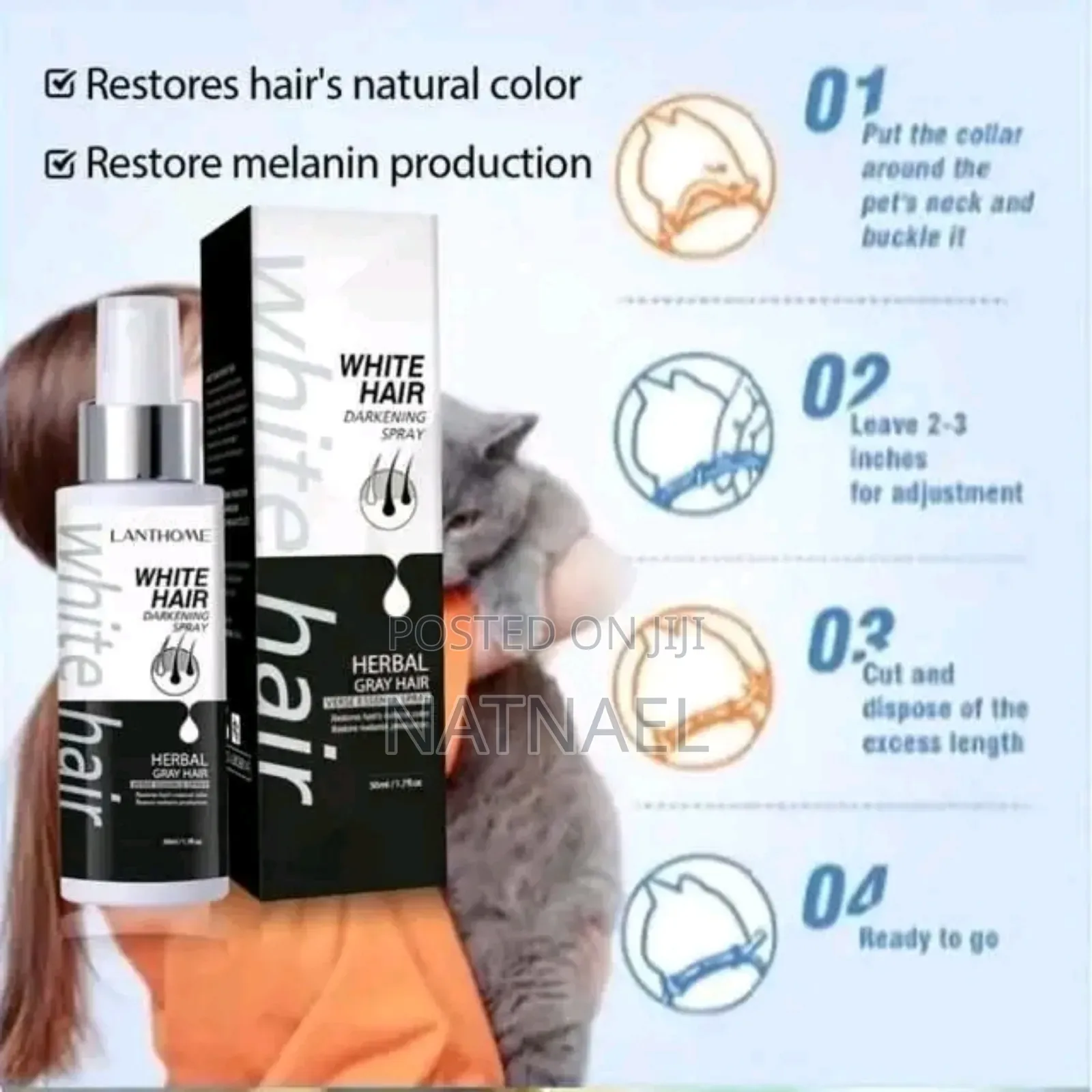 Lanthome White Hair Darkening Spray