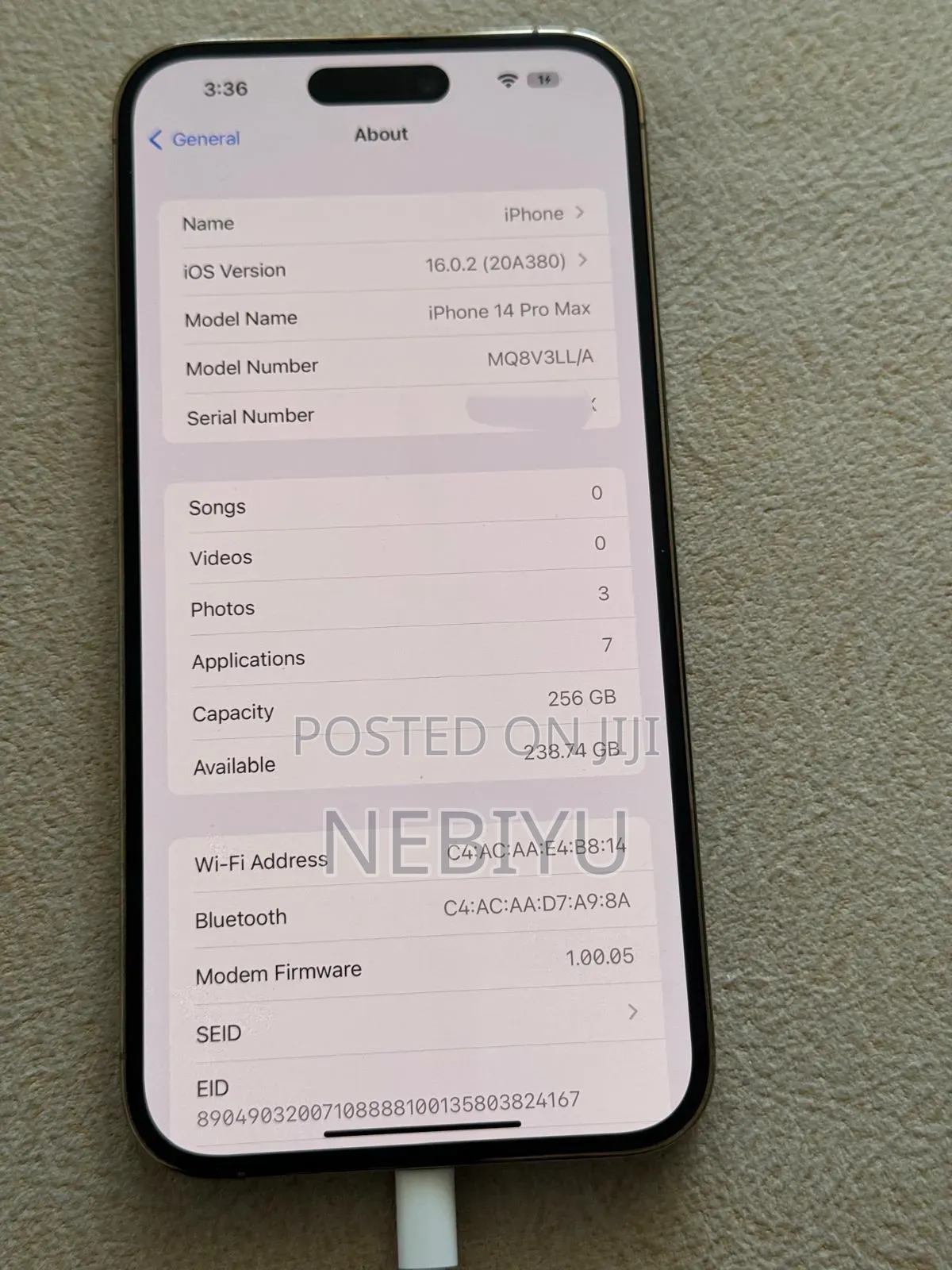 New Apple iPhone 14 Pro Max 256 GB White
