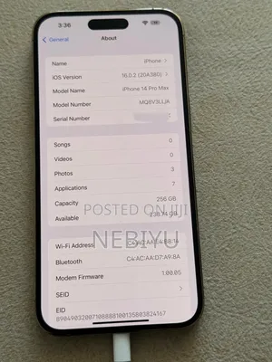 New Apple iPhone 14 Pro Max 256 GB White