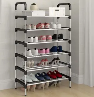 Stainless Steel Shoes Rack 6 Layer