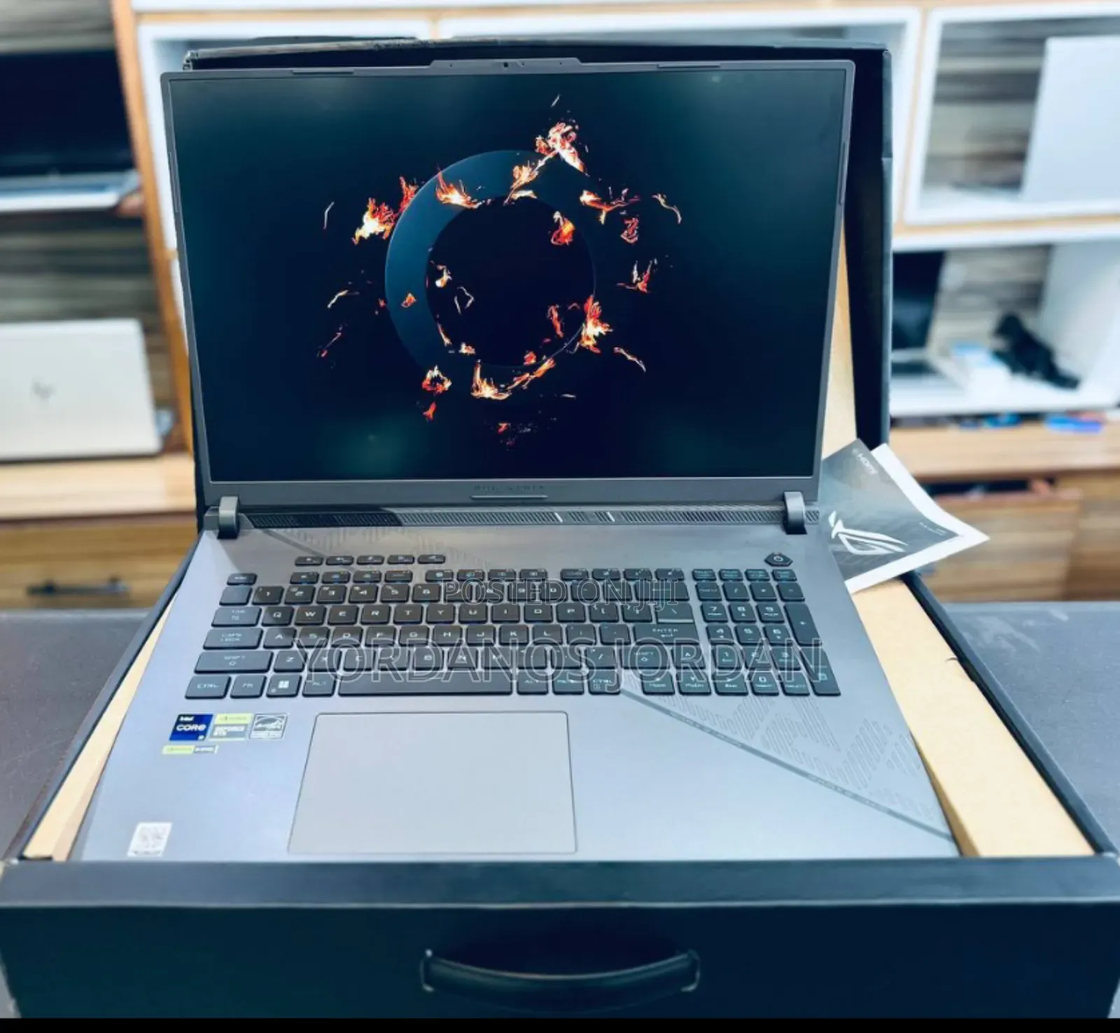 New Laptop Asus ROG Strix G17 16GB Intel Core i9 SSD 1T