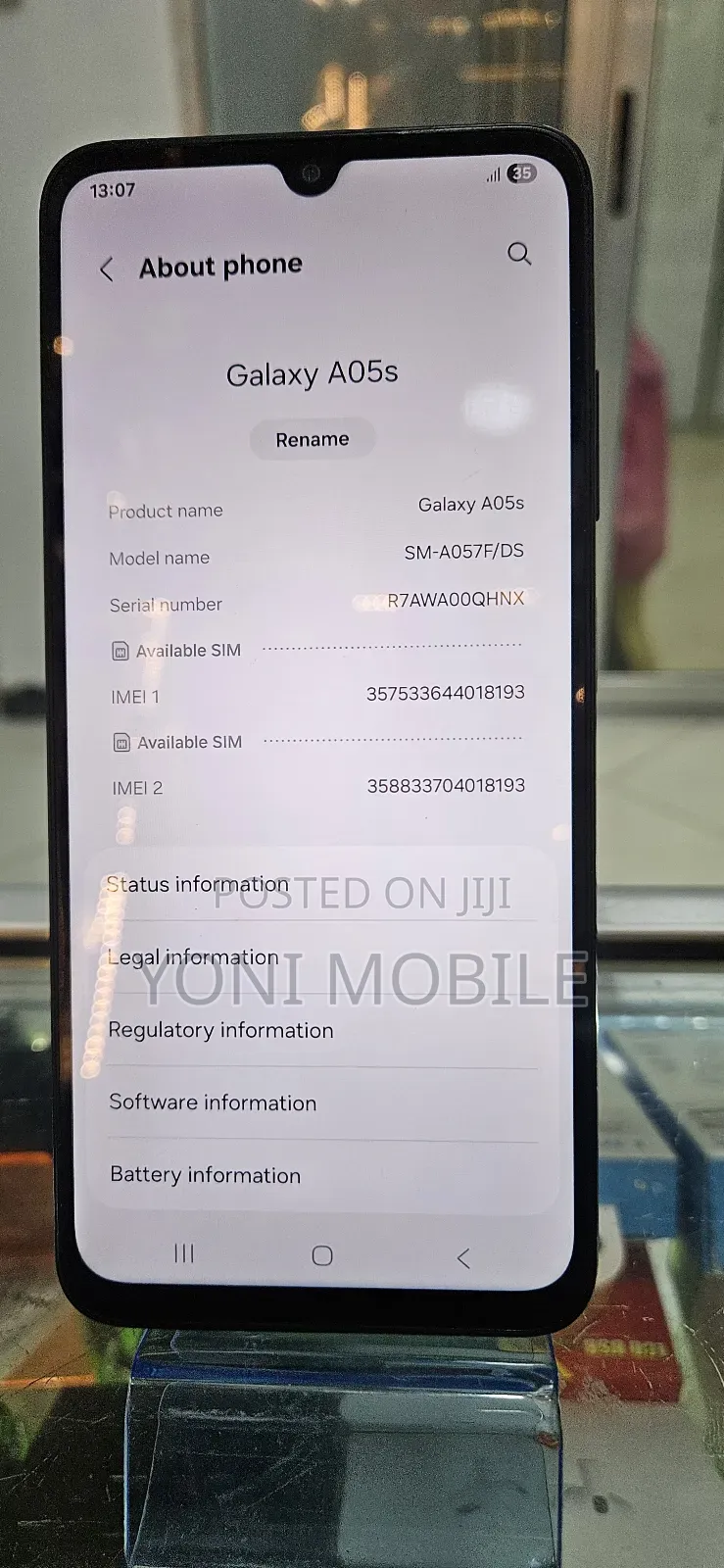 Samsung Galaxy A05s 128 GB Black