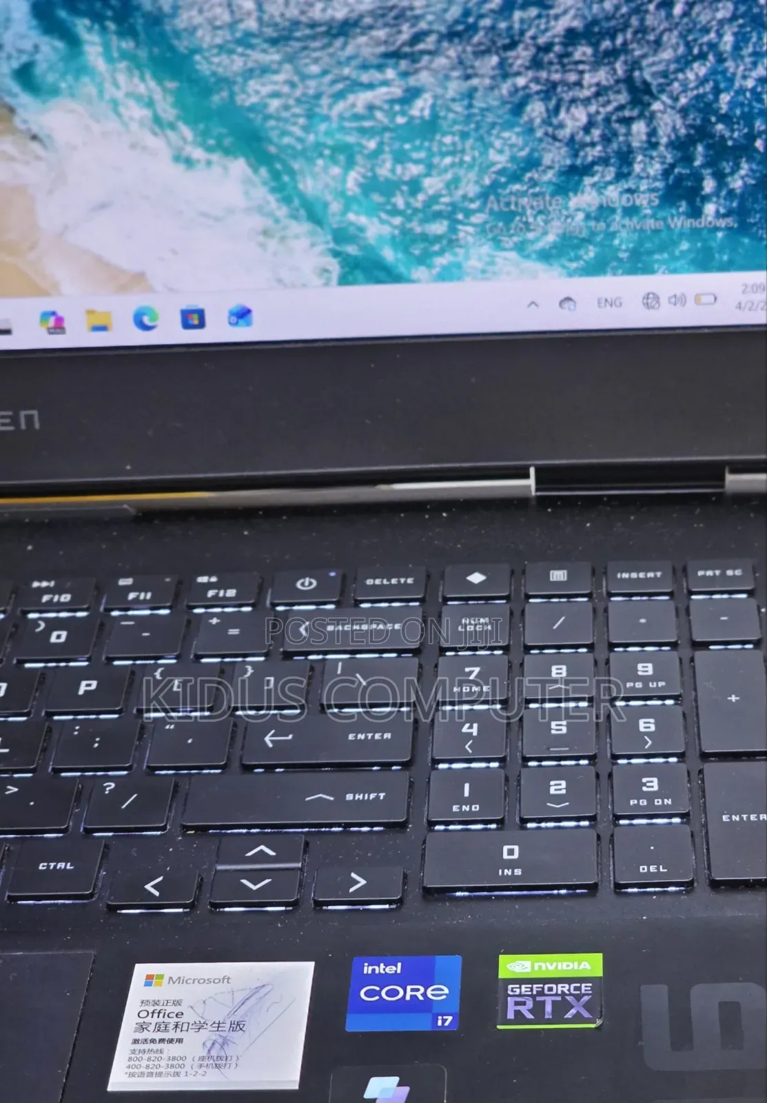 New Laptop HP Omen 16 16GB Intel Core i7 SSD 512GB