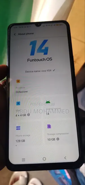 Vivo Y04 128 GB Black