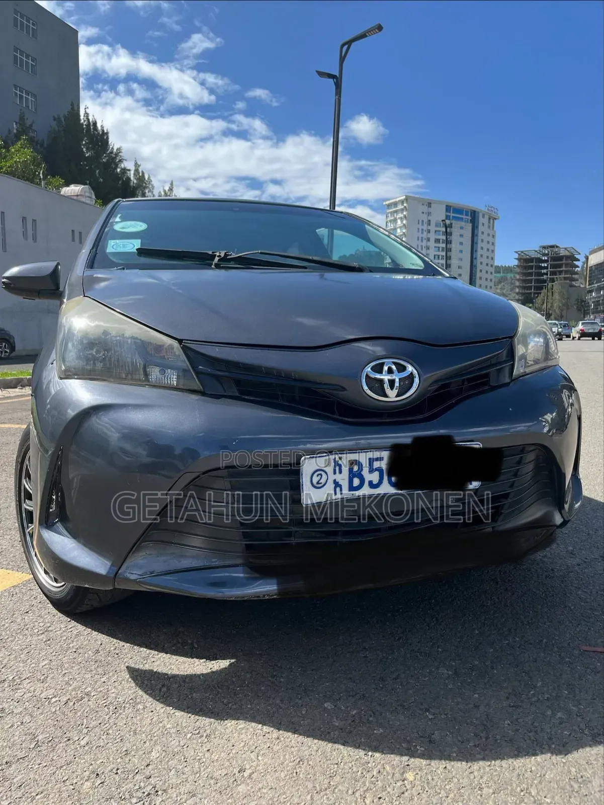 Toyota Yaris 2013 Gray