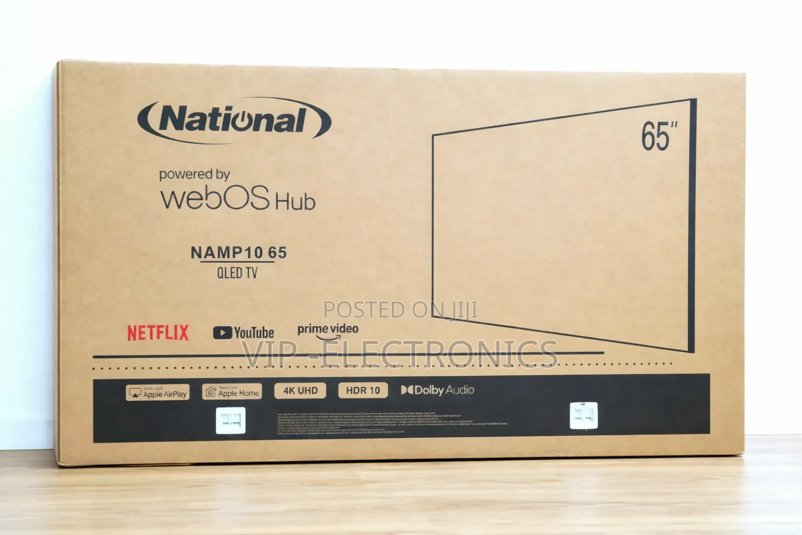 ​National 65 Inch Tv Qled Uhd Smart Tv Powered by Webos Hub