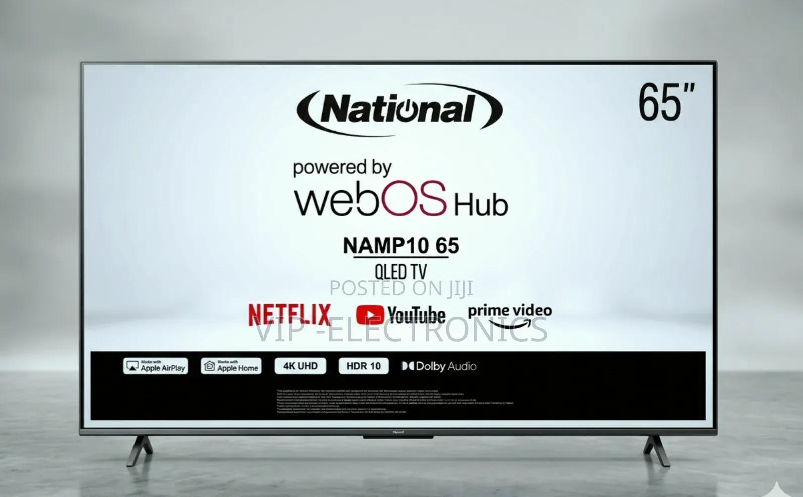 ​National 65 Inch Tv Qled Uhd Smart Tv Powered by Webos Hub