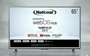 ​National 65 Inch Tv Qled Uhd Smart Tv Powered by Webos Hub