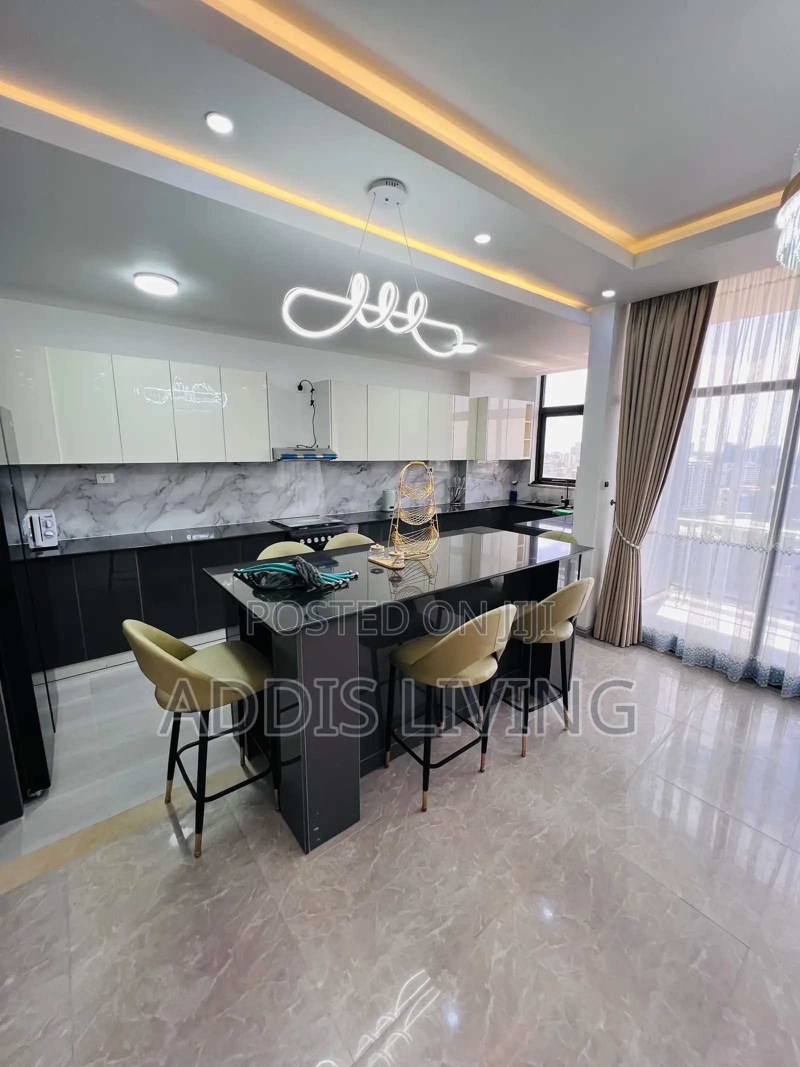Furnished 2bdrm Apartment in Bole for rent