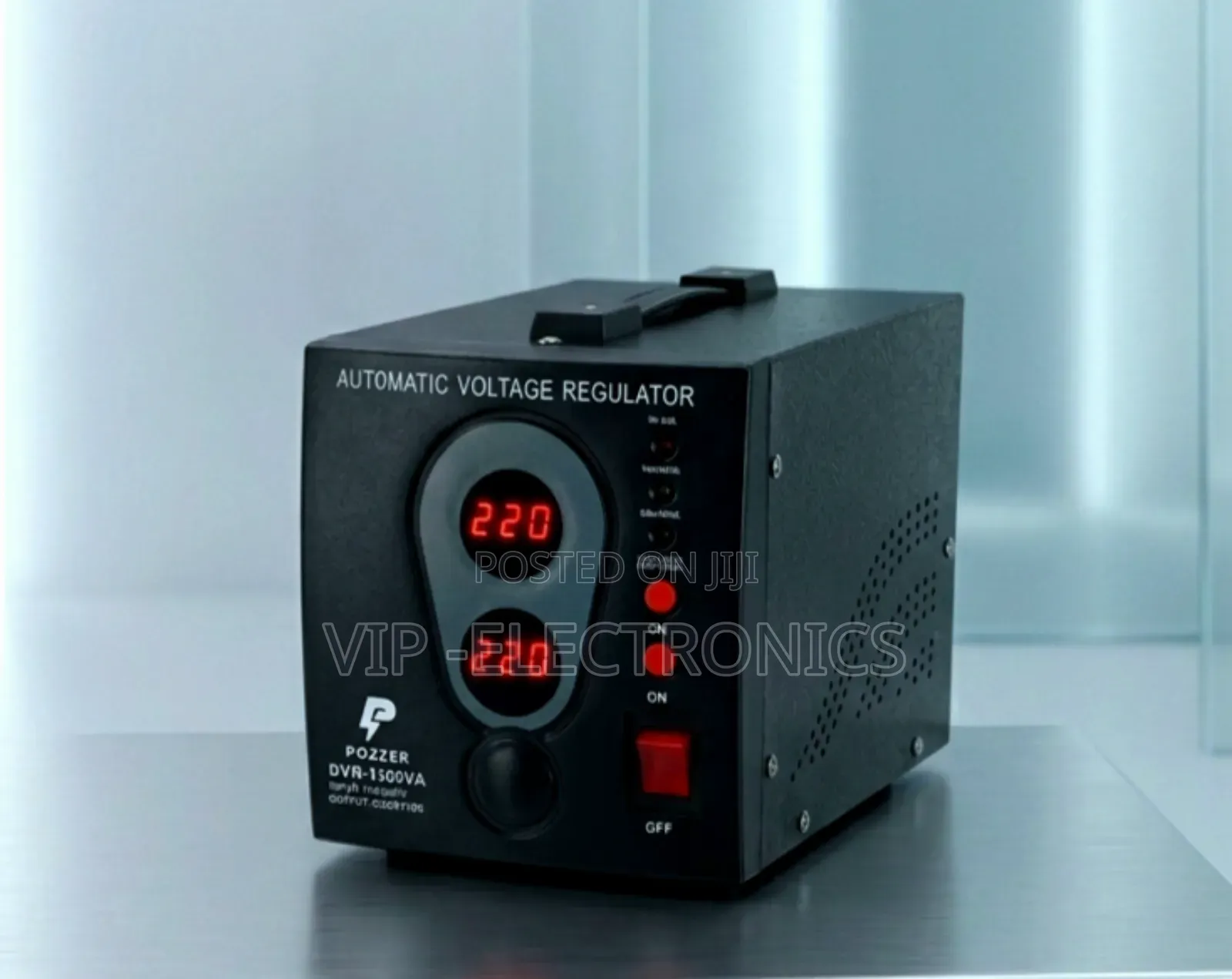 Pozzer Automatic Voltage Regulator Stabilizer (Avr) 1500va.