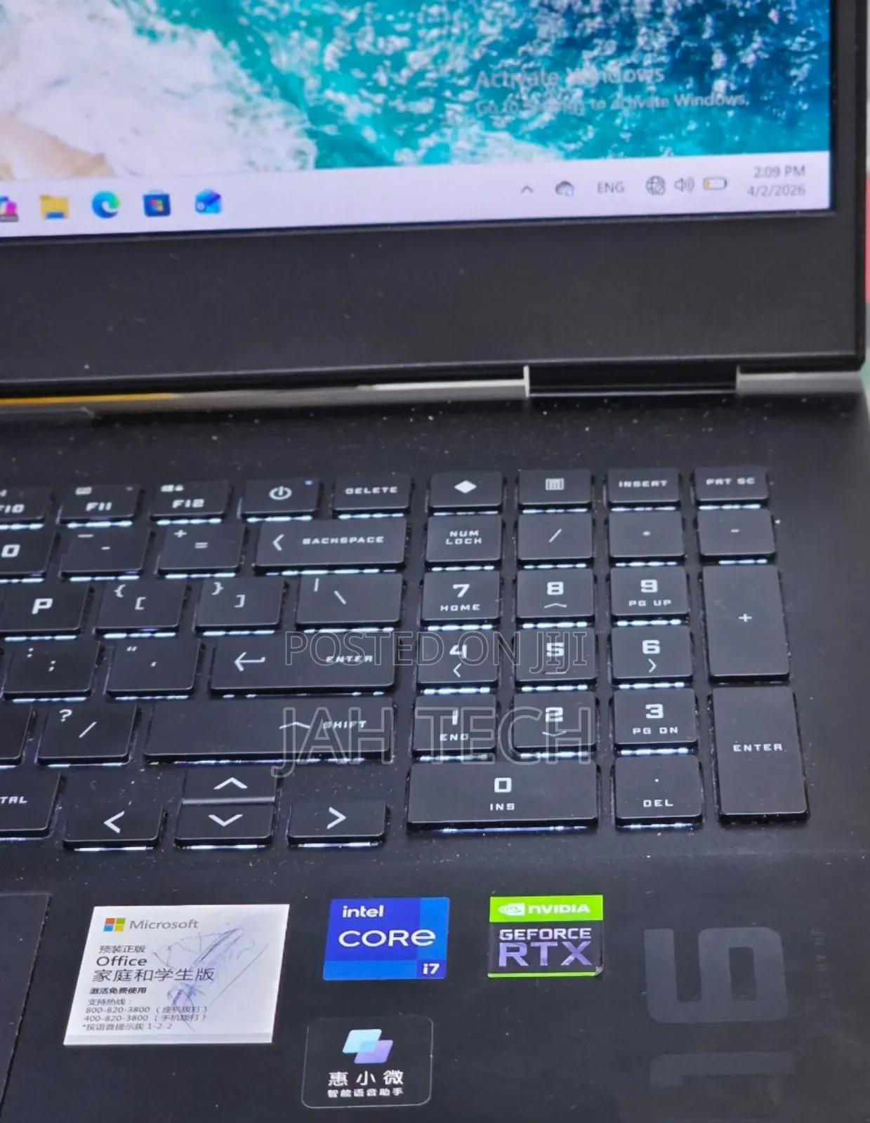 New Laptop HP Omen 16 16GB Intel Core i7 SSD 512GB