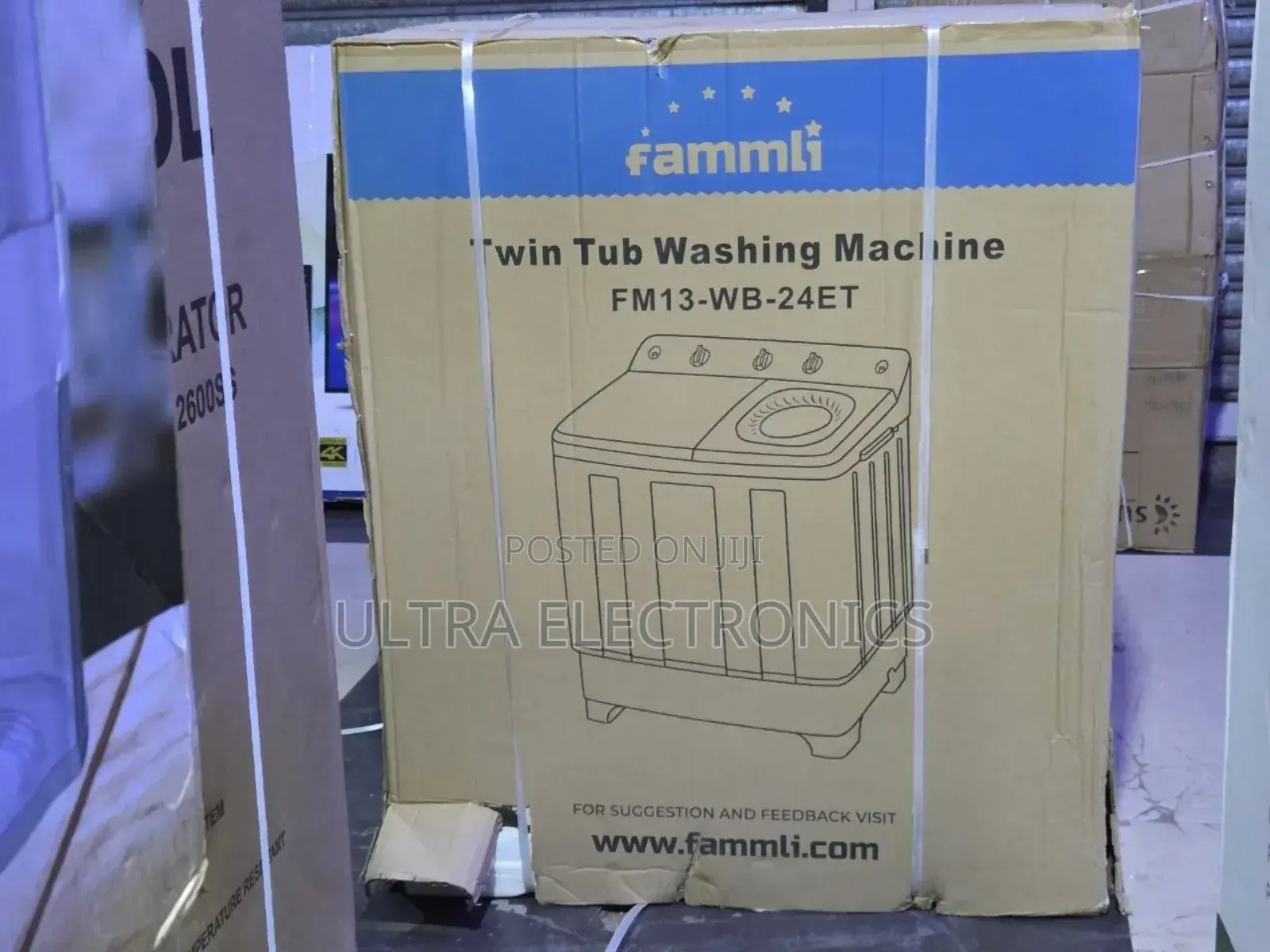 Fammli Twin Tub Washing Machine (Model Fm13-Wb-24et) Is a Semi