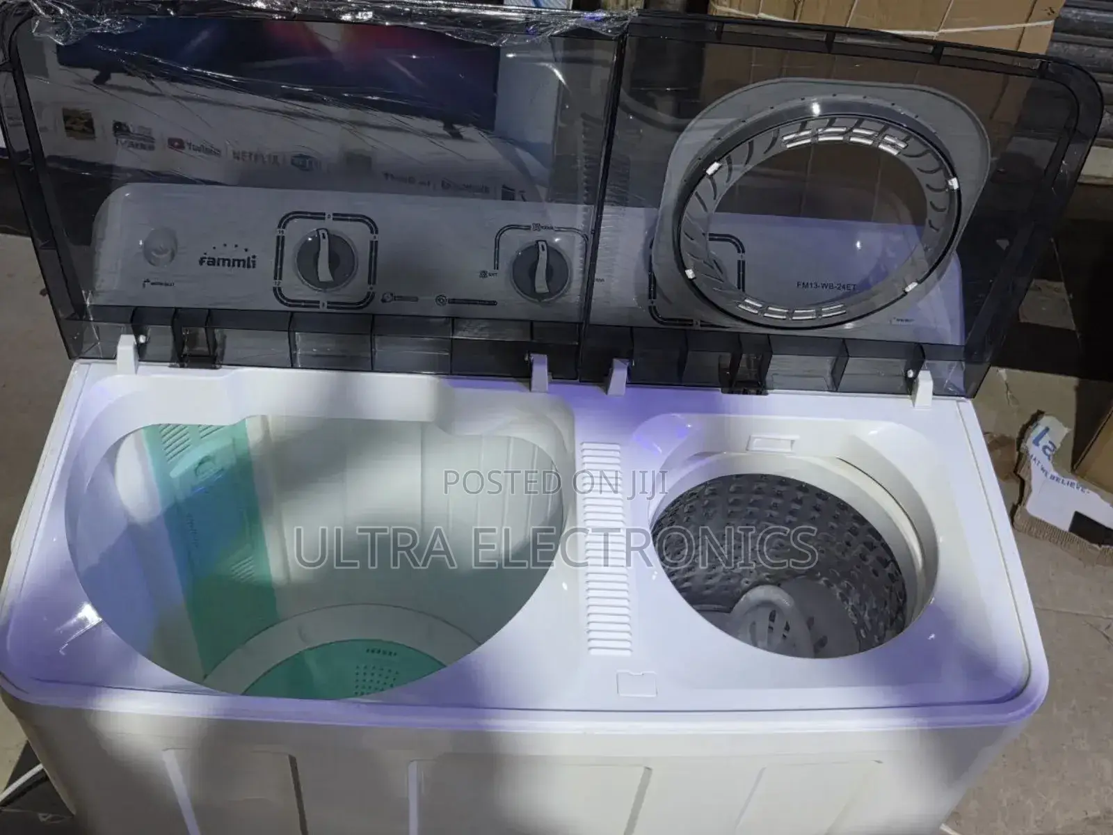 Fammli Twin Tub Washing Machine (Model Fm13-Wb-24et) Is a Semi