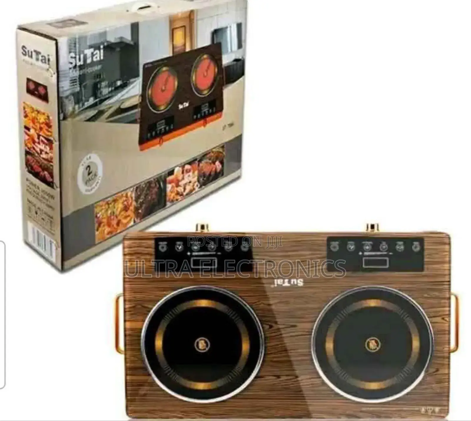 Sutai Dual-Burner Electric Ceramic or Infrared Stove
