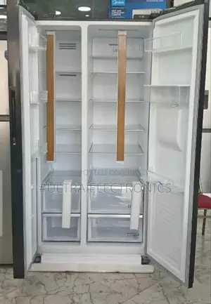 National 600 Model Side-by-Side Refrigerator. Capacity: 600 Liters.