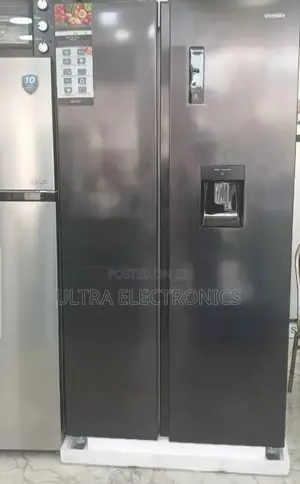 National 600 Model Side-by-Side Refrigerator. Capacity: 600 Liters.