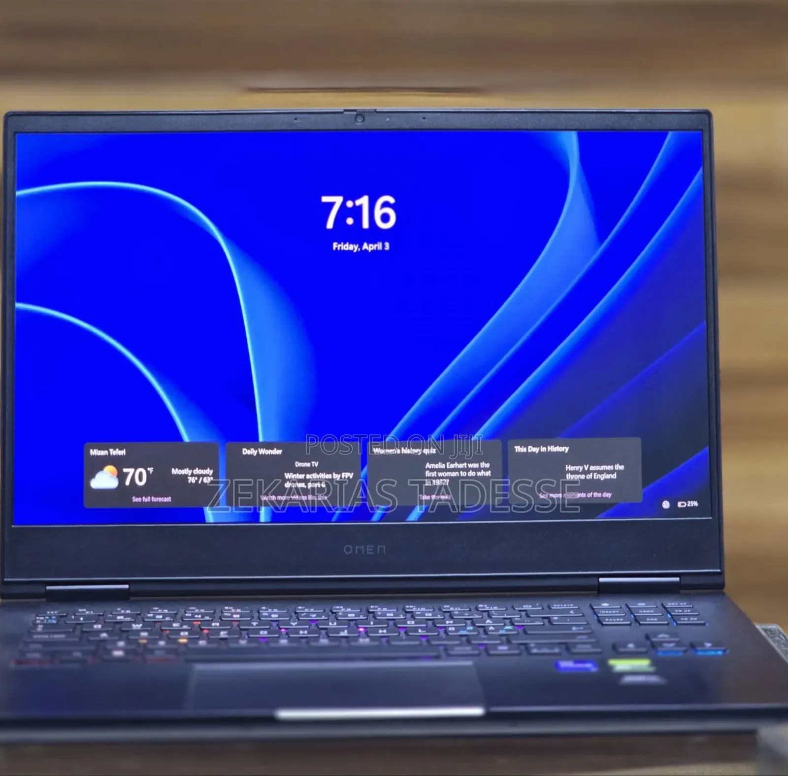 New Laptop HP Omen 16 16GB Intel Core i7 SSD 1T