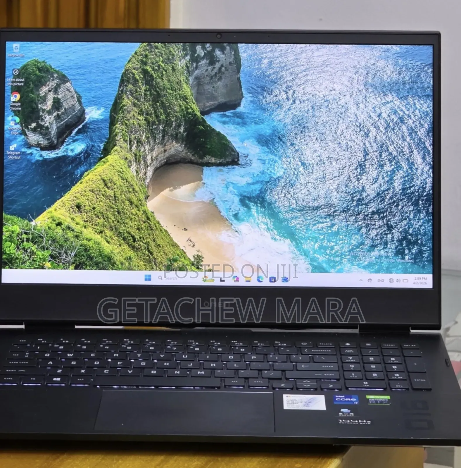 New Laptop HP Omen 16 16GB Intel Core i7 SSD 512GB