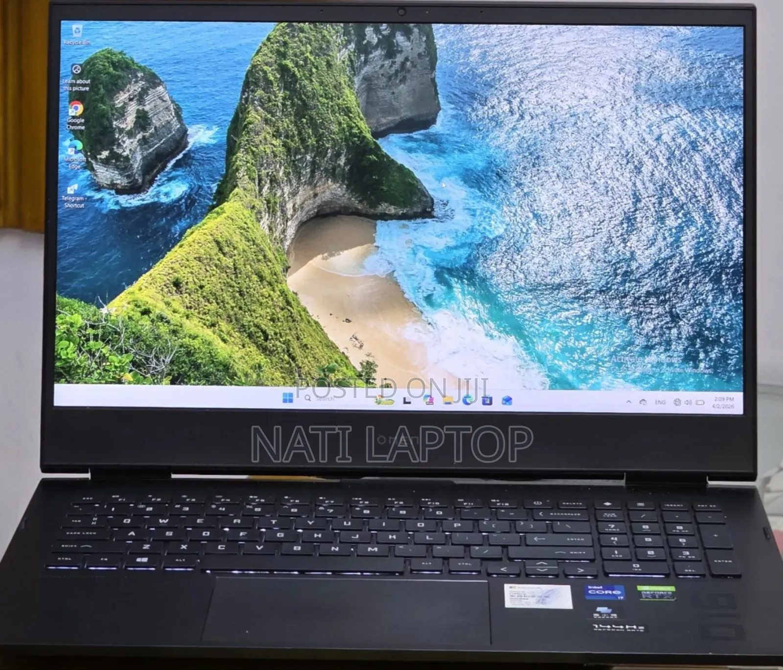 New Laptop HP Omen 16 16GB Intel Core i7 SSD 512GB