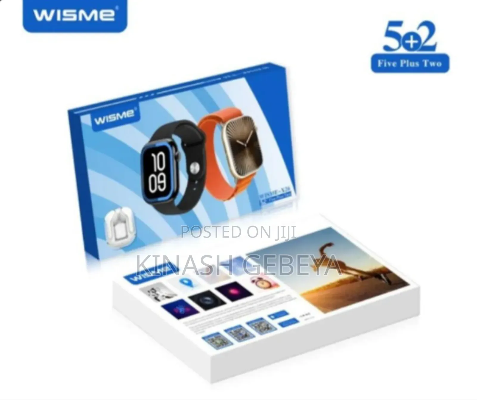 Wisme X26 Smartwatch With Earpod