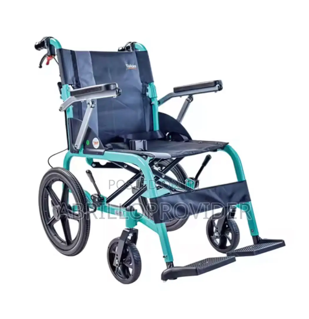 High Wheelchair for Rehabilitation Quality Foldable Lightweight