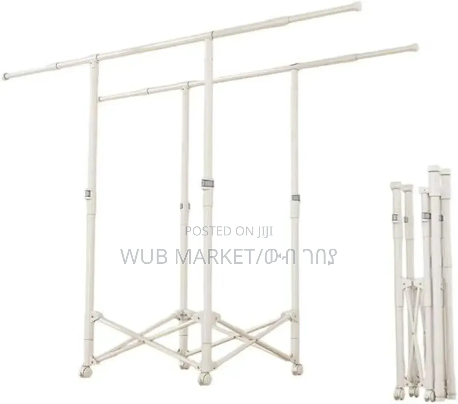 Multifunctional Folding Drying Rack-ተጣጣፊ የልብስ ማስጫ