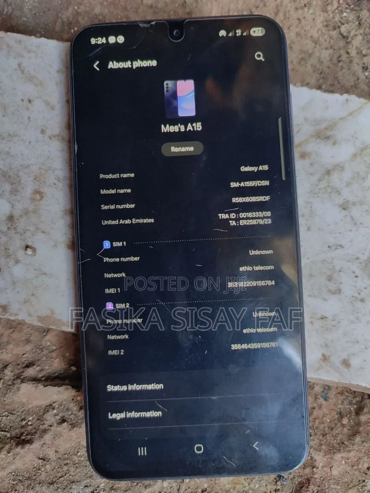 Samsung Galaxy A15 128 GB Blue