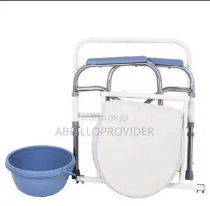 Toilet Seat Foldable And Height For Bathroom Commode Chair With