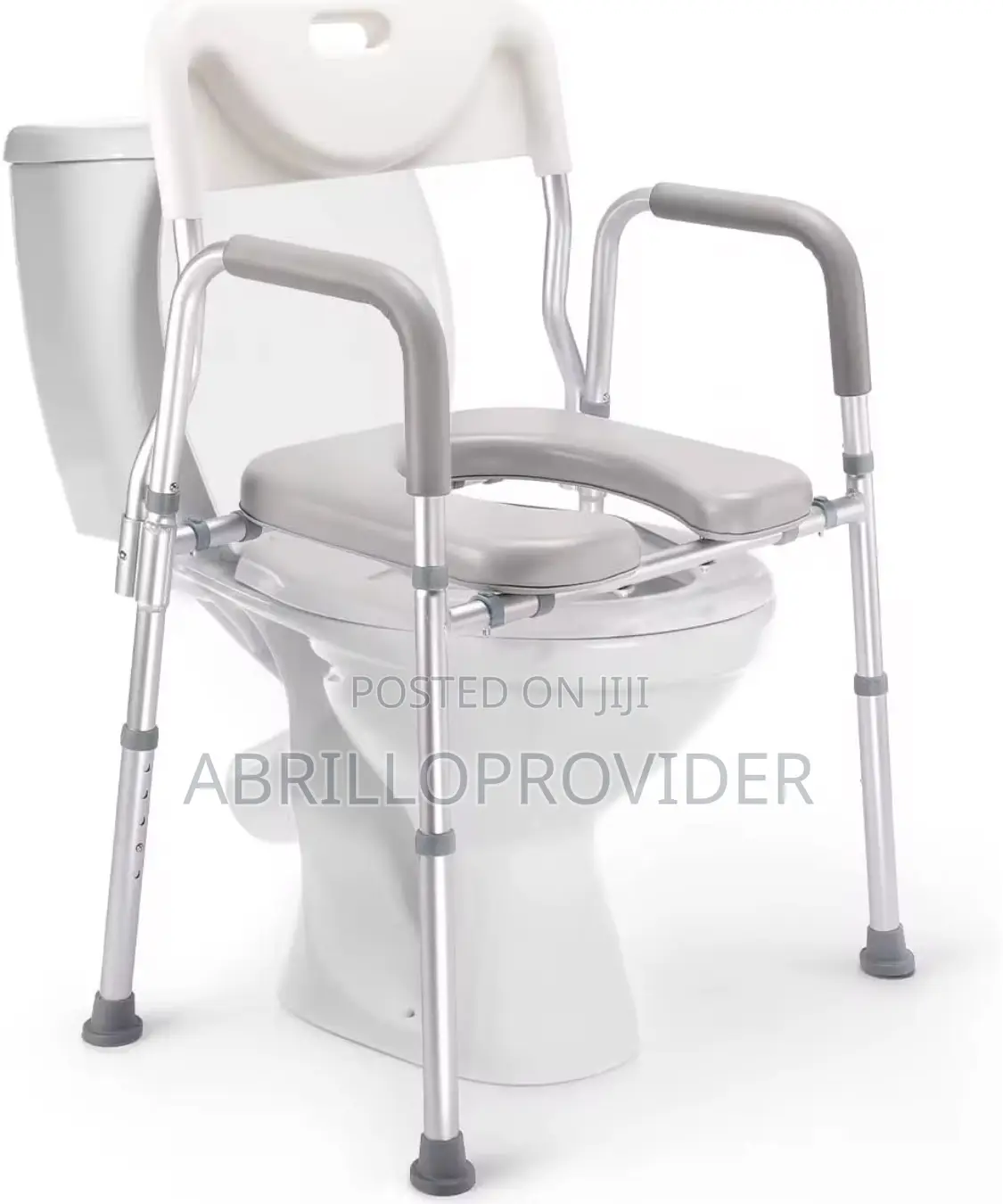 Toilet Seat Foldable And Height For Bathroom Commode Chair With Bedpan