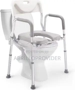 Toilet Seat Foldable And Height For Bathroom Commode Chair With Bedpan