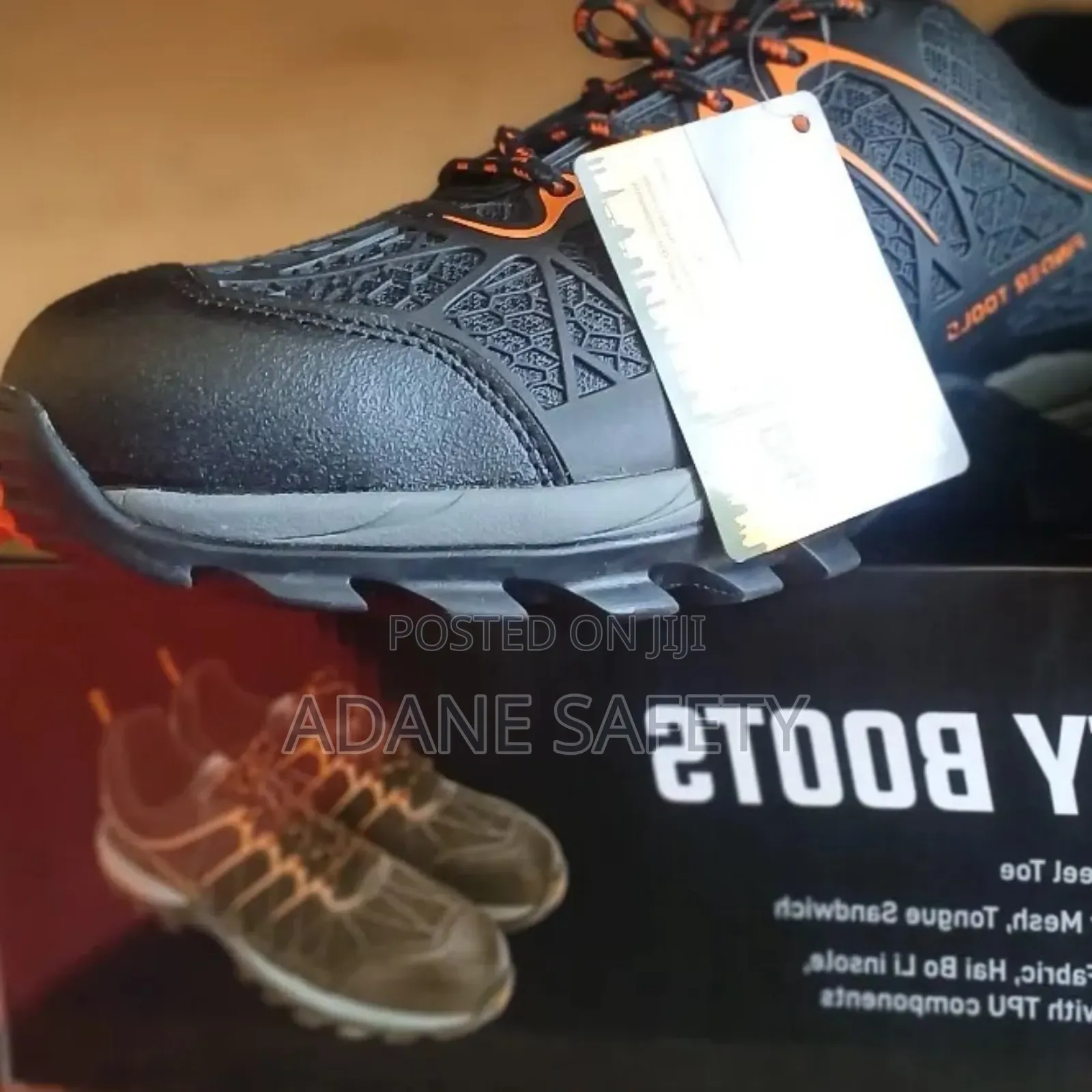 Finder Steel Toe Safety Shoe ፋይንደር Safety ጫማ