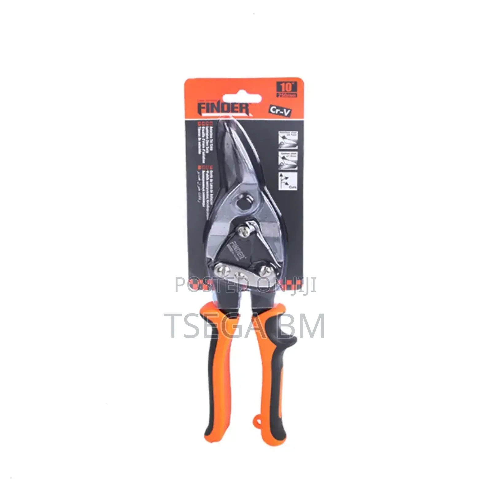 Finder 10" Aviation Tin Snip Right-bent