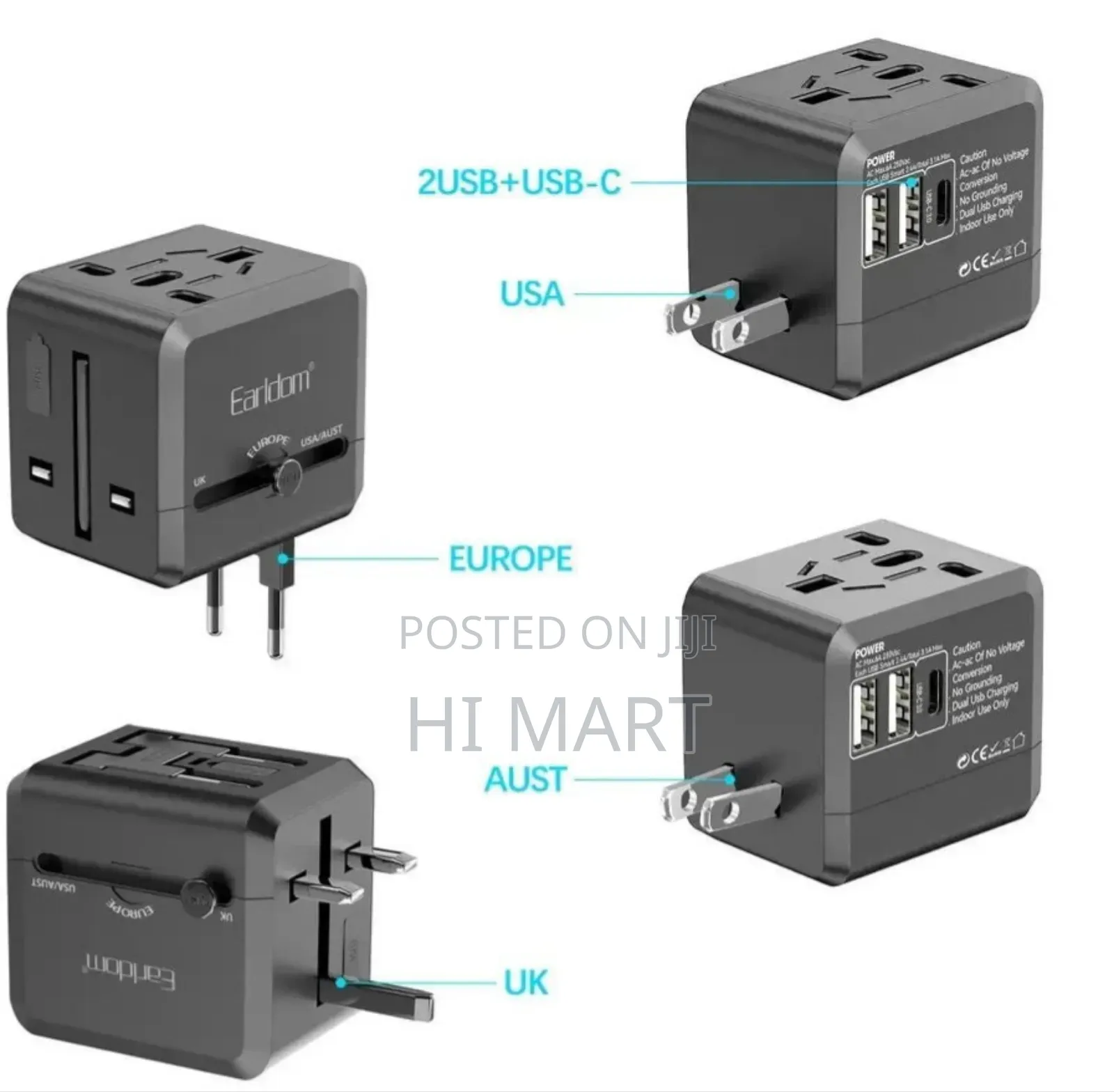 Multifunctional Universal Adapter Plug