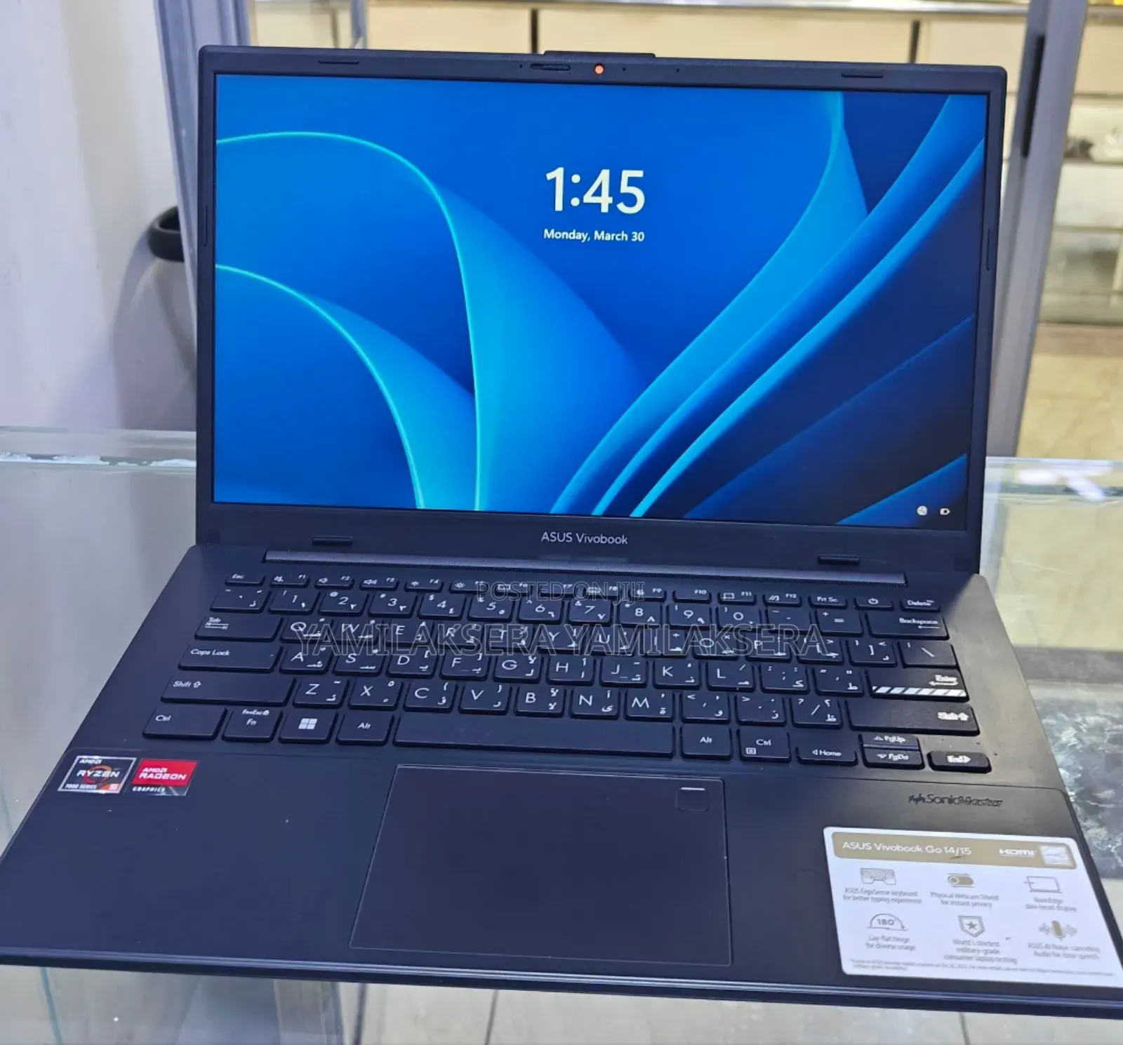 New Laptop Asus 8GB AMD Ryzen 5 SSD 512GB