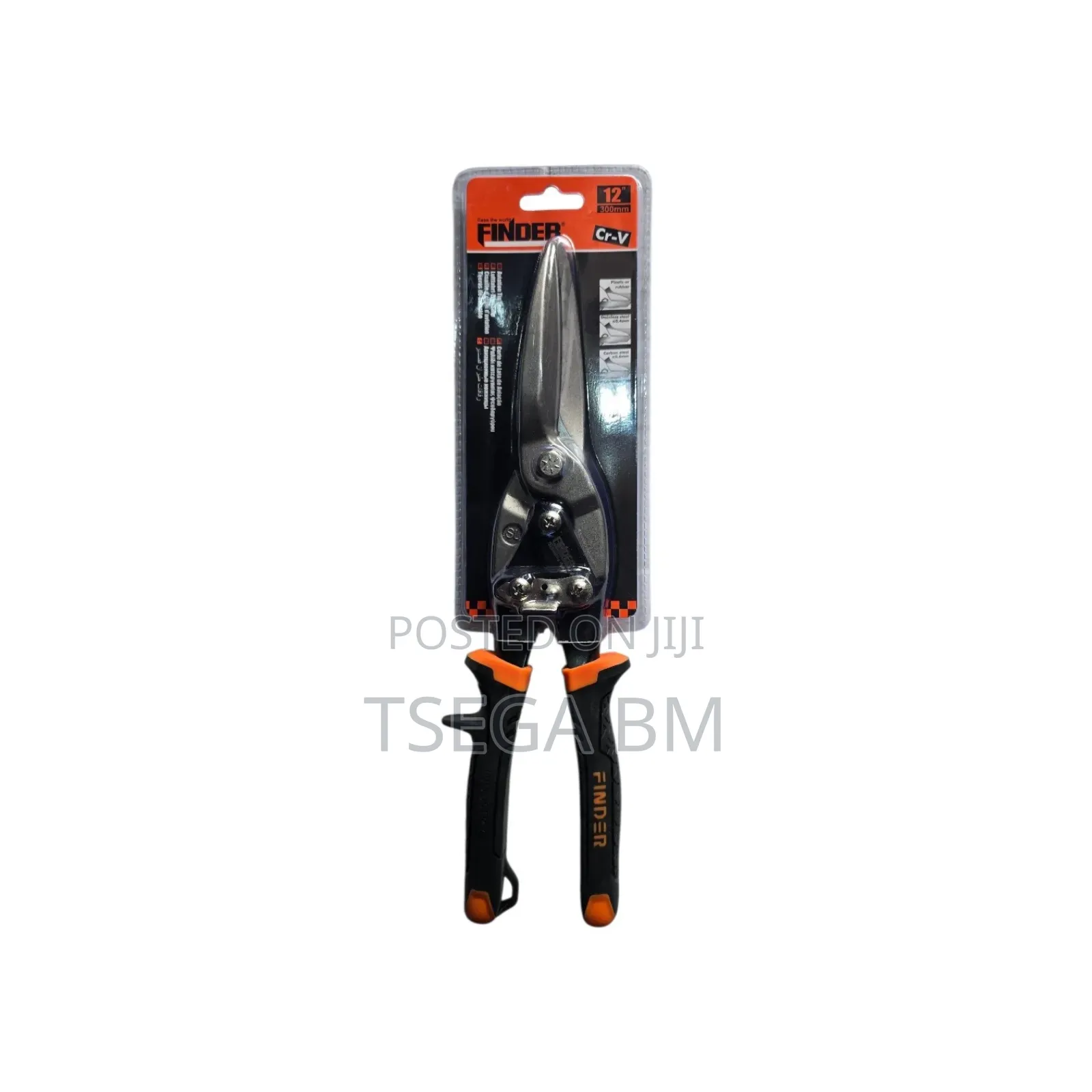 Finder 12" 300mm Aviation Tin Snip Straight Cut