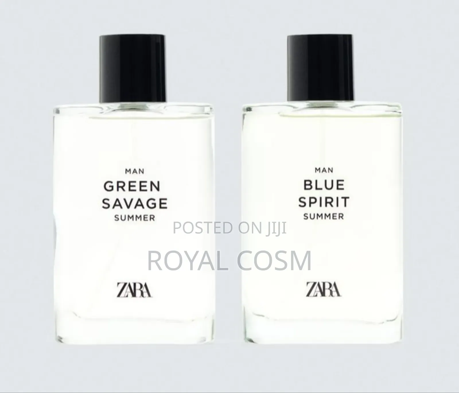 Zara Blue Spirit Summer + Green Savage Summer Duo Perfume Set