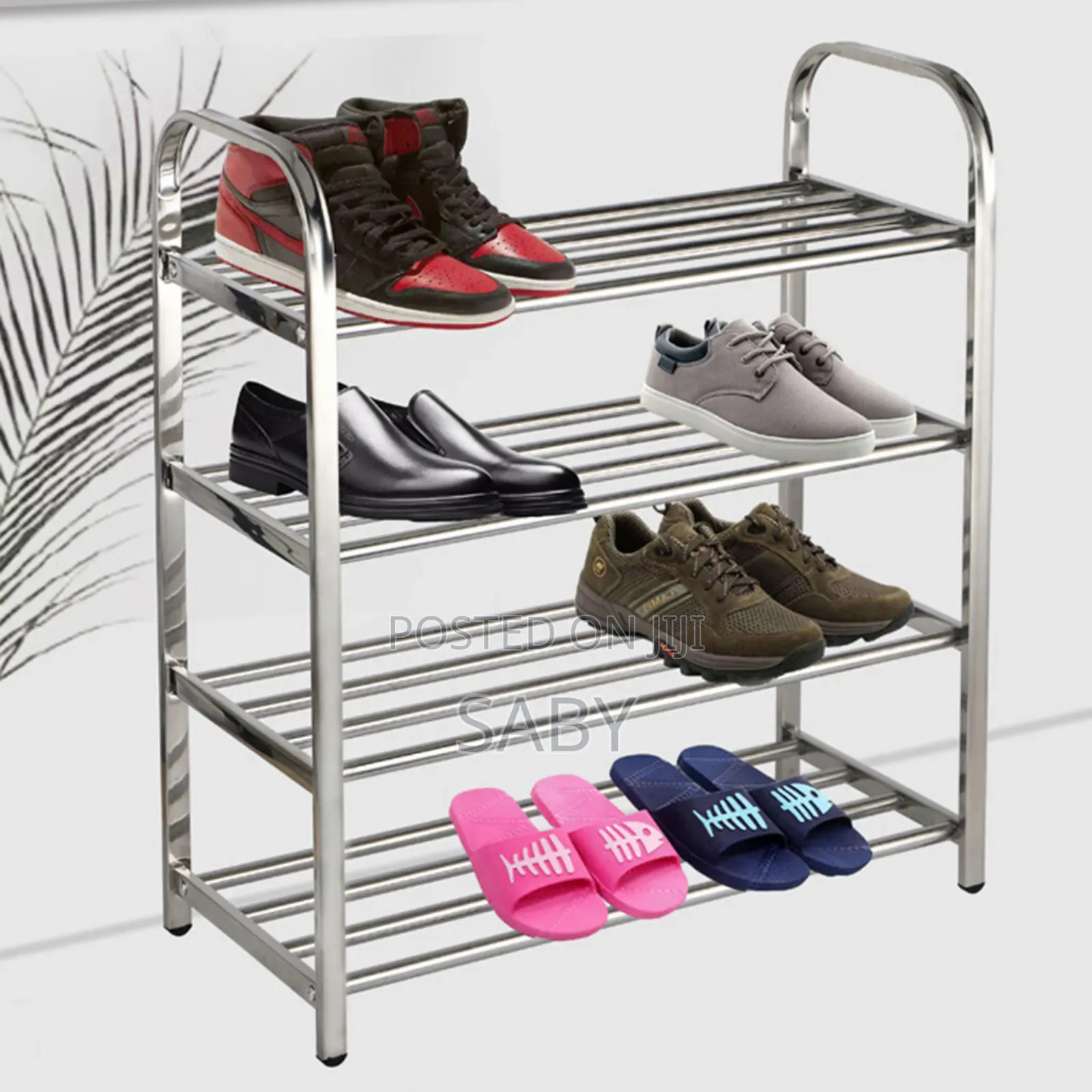 4tier Shoes Rack Steel Shoe