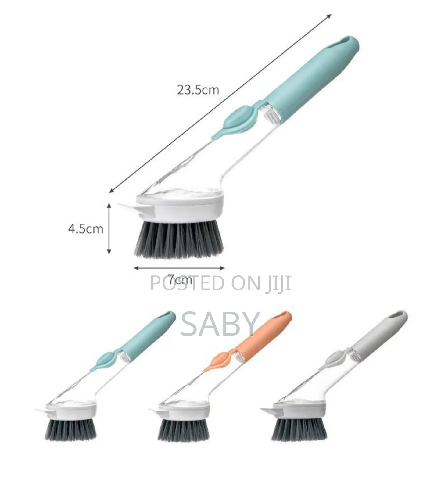 Kitchen Dish Brush With Soap Dispenser