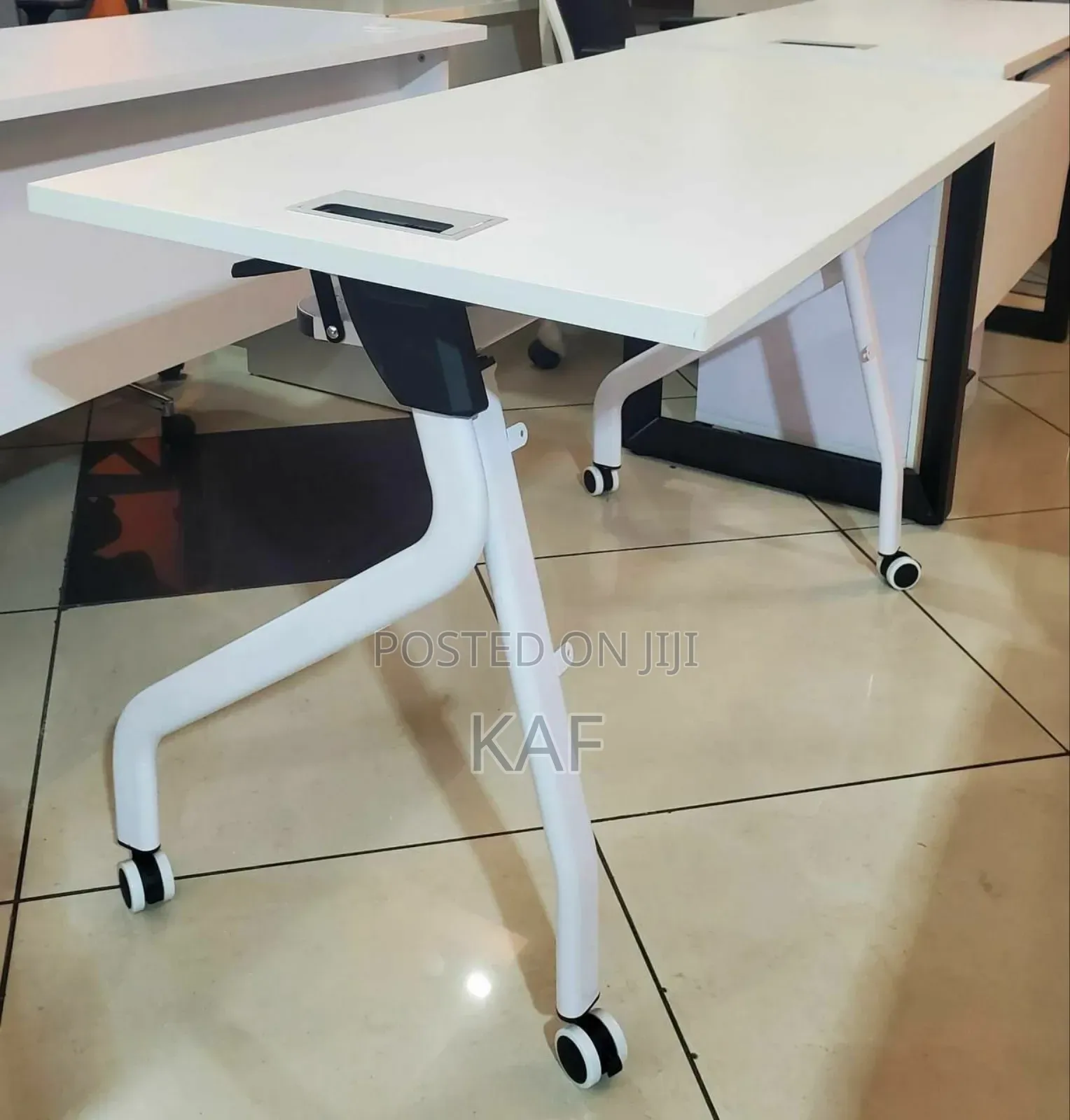Office Table 120 Metal Leg