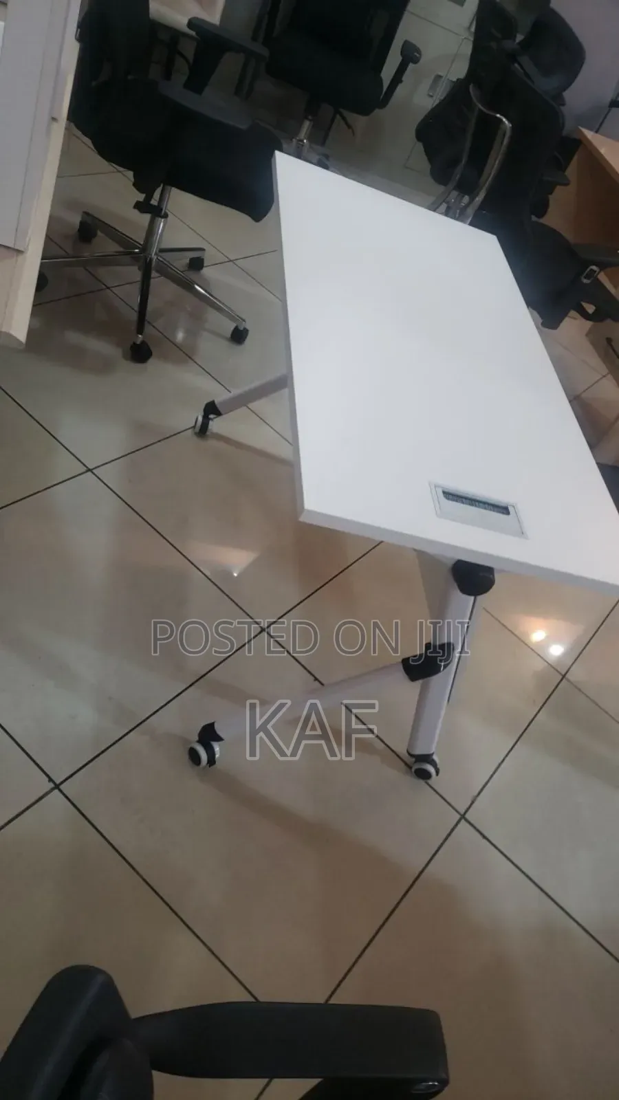 Office Table 120 Metal Leg