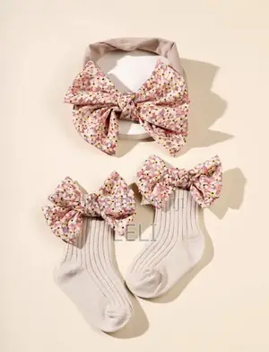 Baby Socks With Headband