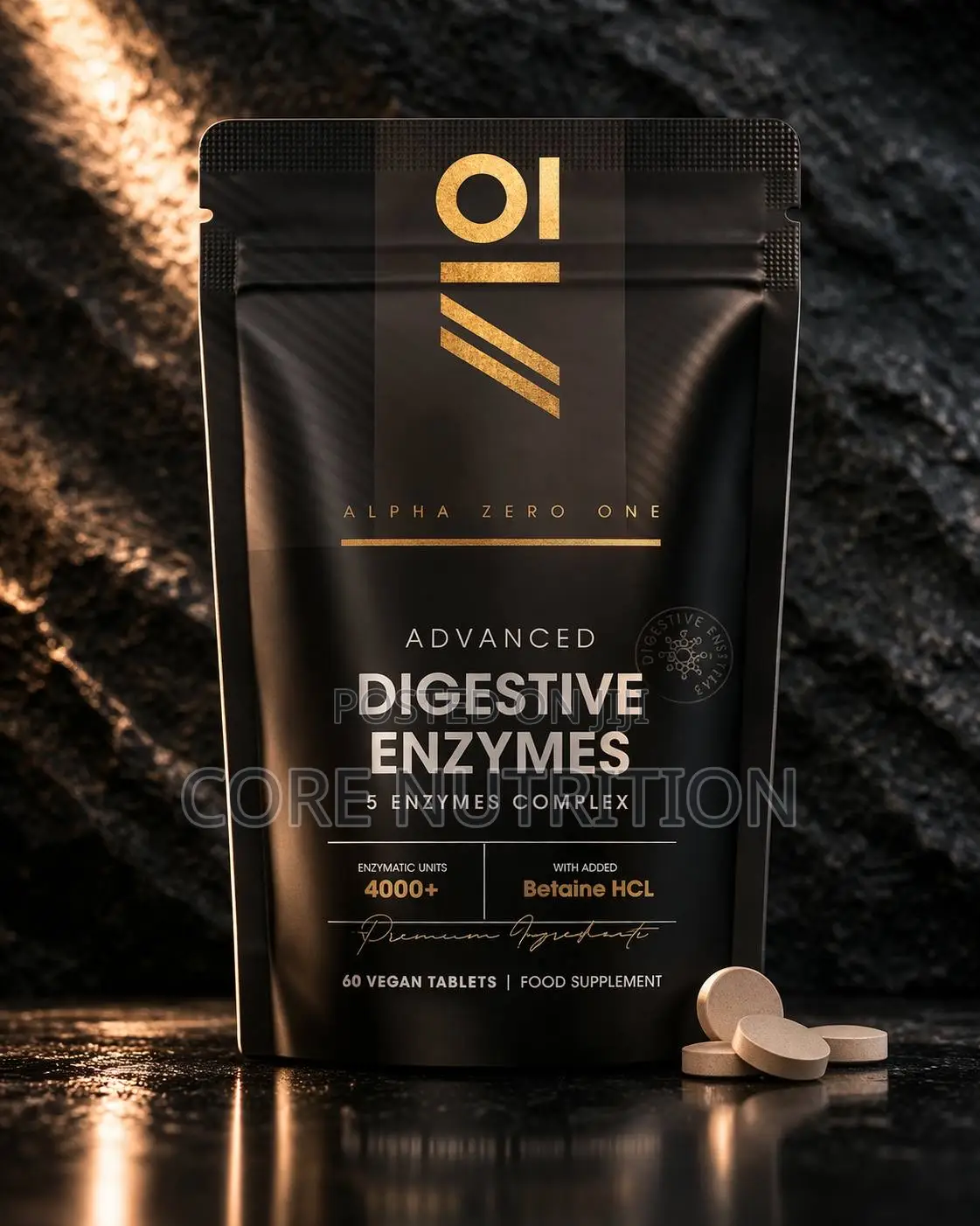 Digestive Enzymes 4000+ Enzymes Units With Betaine HCL 60 Capsules