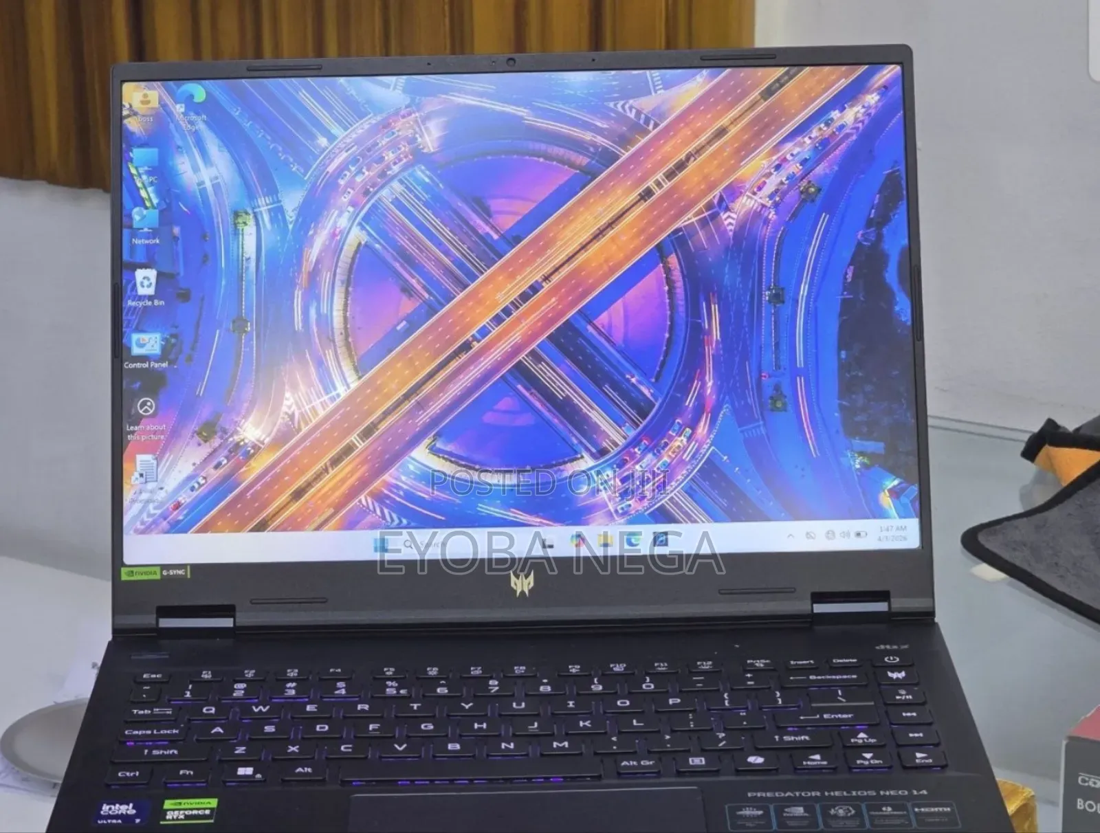 New Laptop Acer Predator Helios Neo 14 16GB Intel Core Ultra 7 SSD 1T