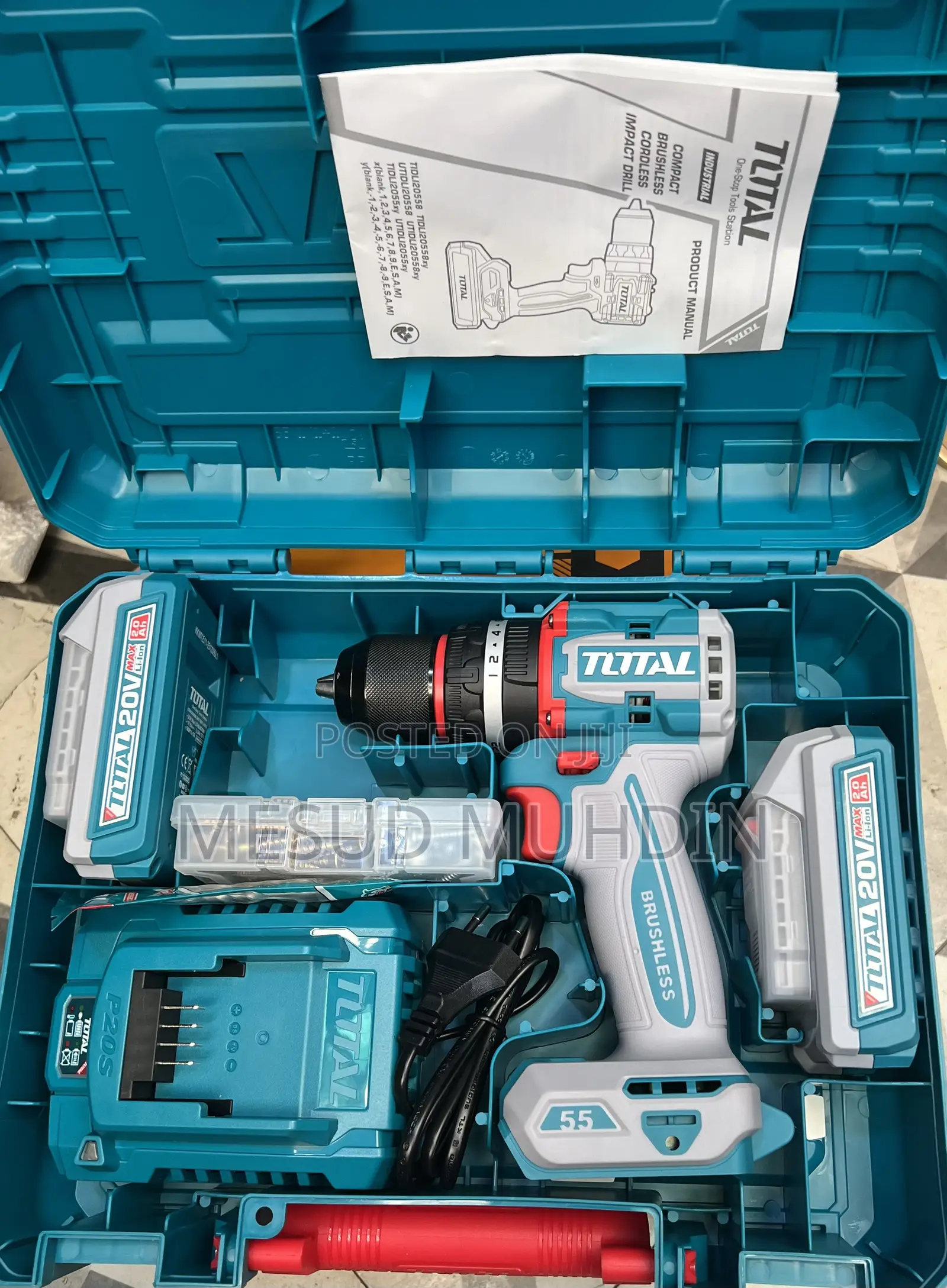 Total Chargbel Drill 20v 55n.U