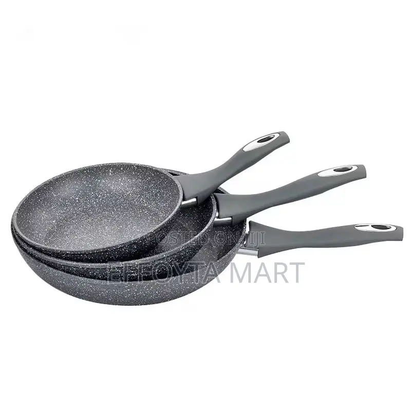 Momcoc Fry Pan Set የሴራሚክ መጥበሻ