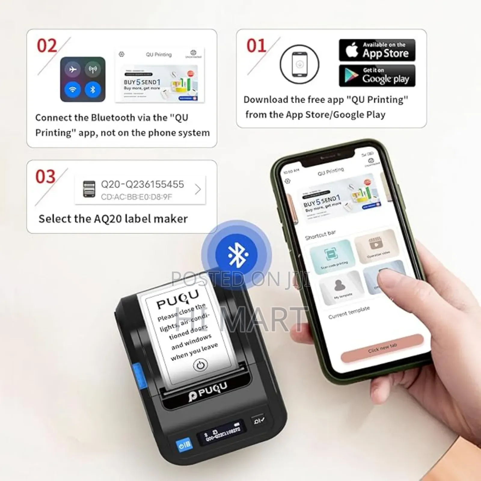 High Quality Portable Smart Label Printer
